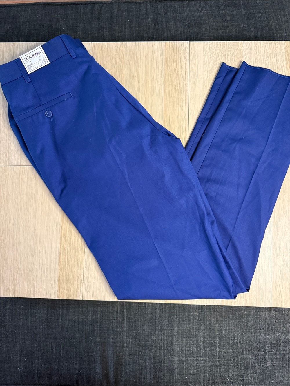 Stacy Adams 42R/36W Indigo Blue Men's Dress Pants